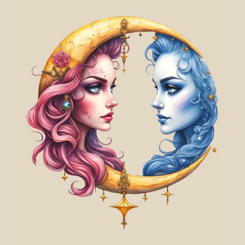 Twin Moon: Faces in Eclipse