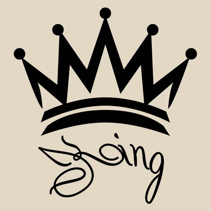 King Valentinstag, Hochzeitstag oder Paar Design
