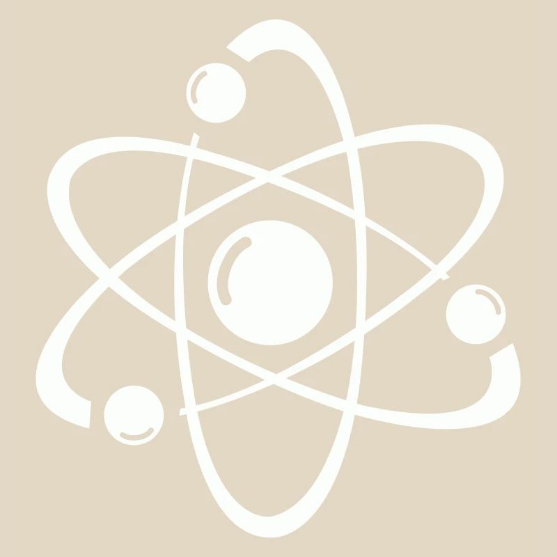 Atomic Model Line Art
