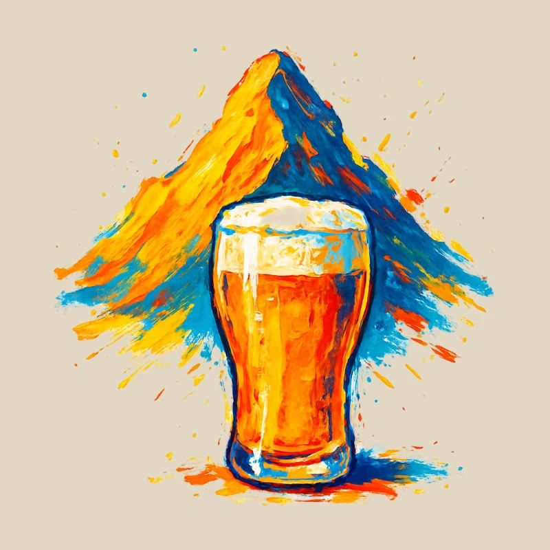 Biergipfel Farbexplosion