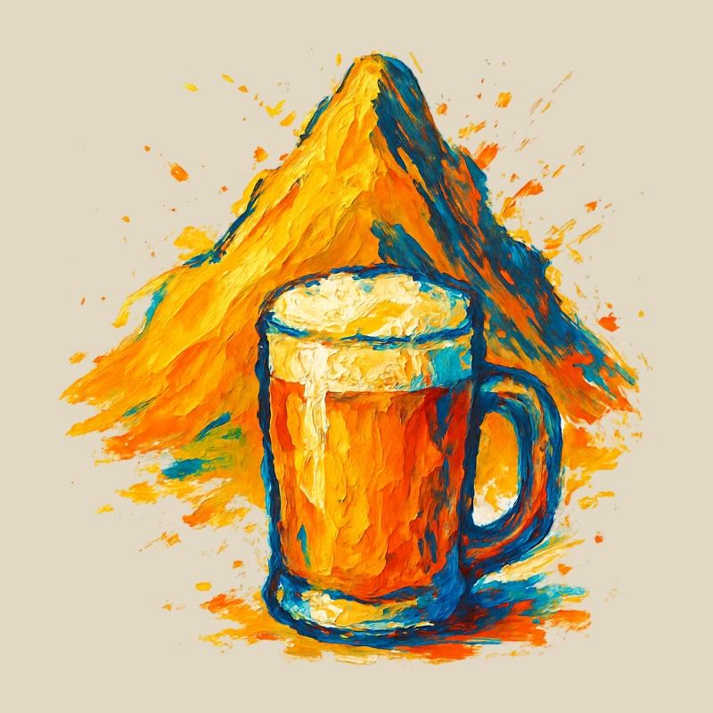 Explosion de couleurs de la bière Summit