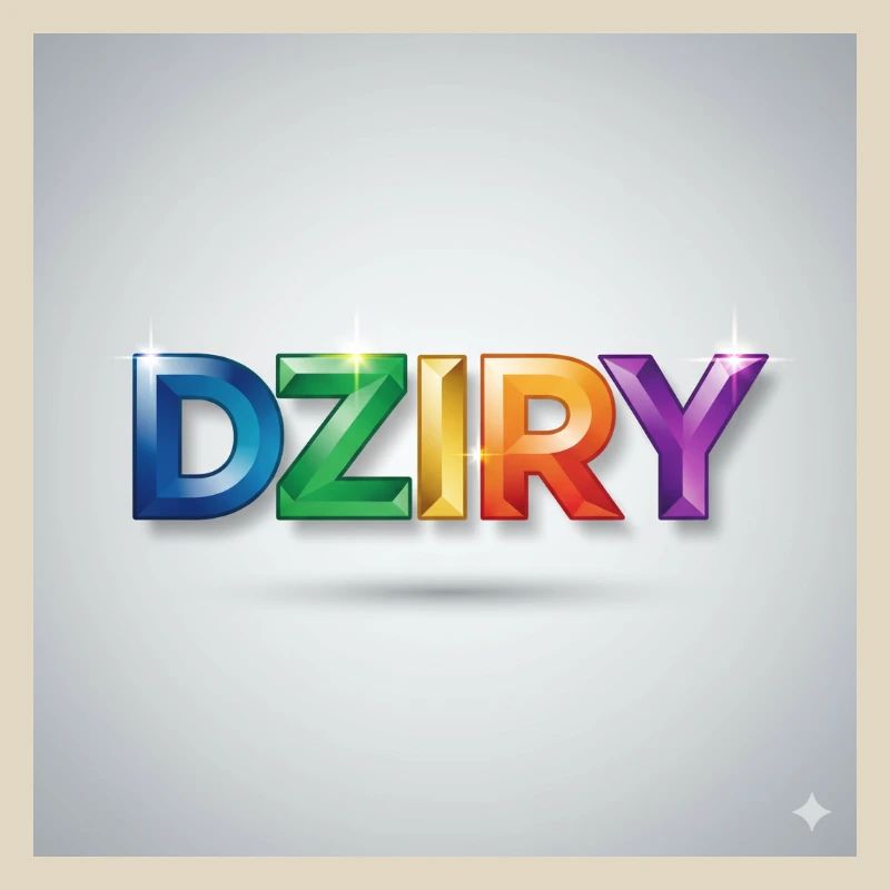 DZIRY Regenbogen Farbverlauf