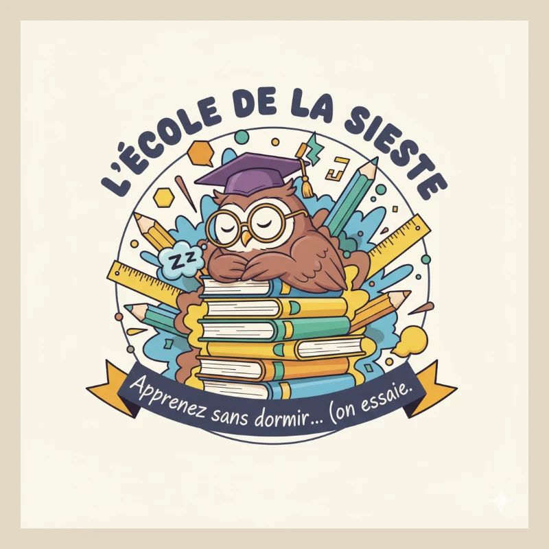 Schule der Eule Nickerchen Schüler