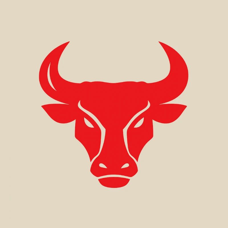 Bull Head Vector
