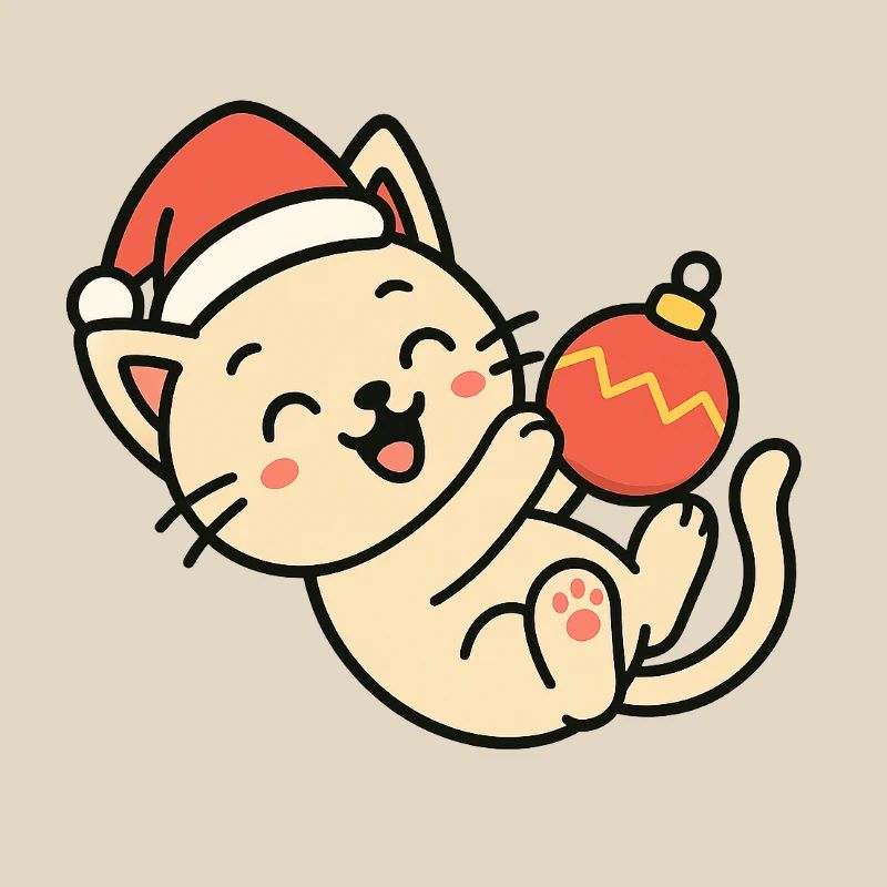 Kätzchen Weihnachtsspaß Weihnachtskugel