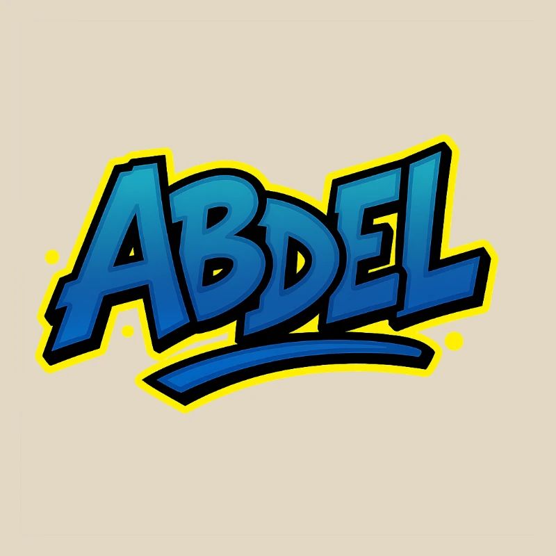 Graffiti Name Abdel ideal printable gift