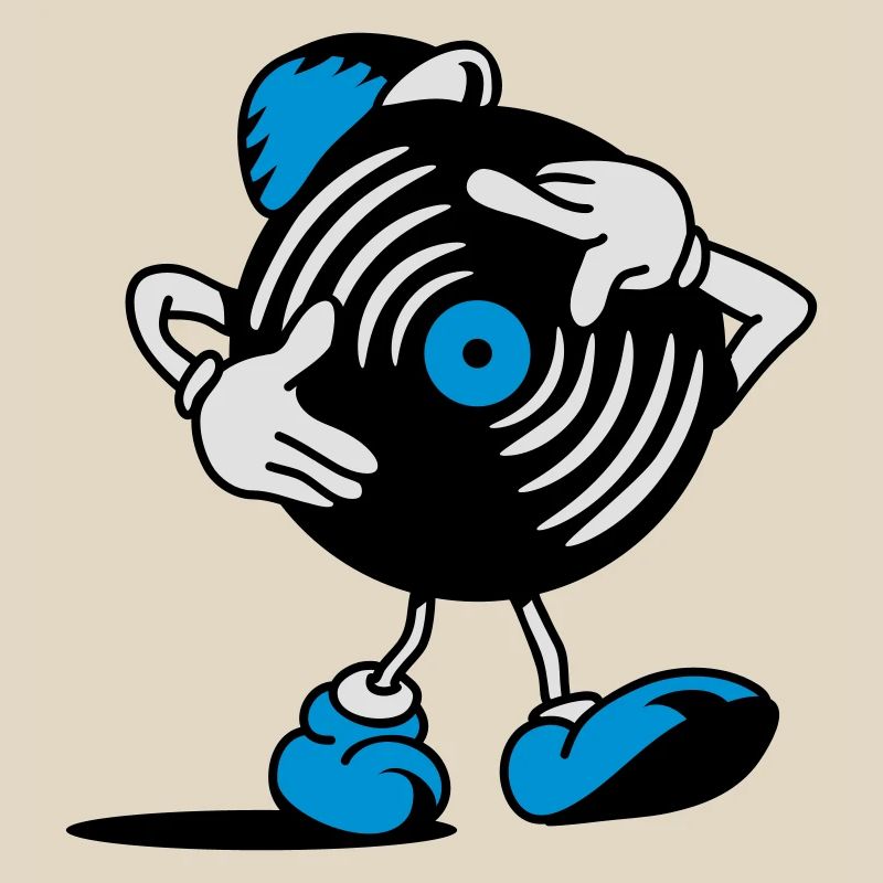 A record scratching himself