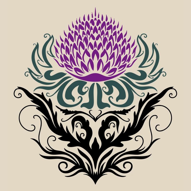 Thistle purple Thistle