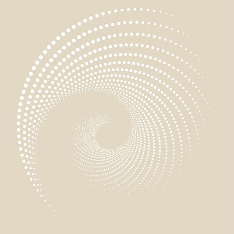 Impression à Spirale à Points Galaxies