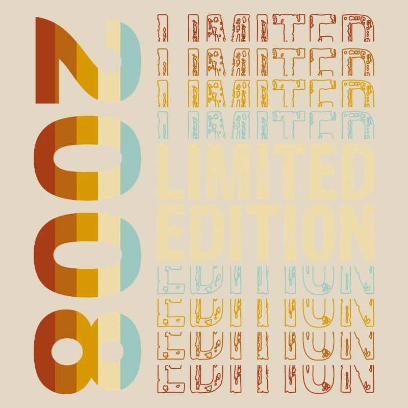 Edition limitée 2008 Édition couleur Impression graphique 18.