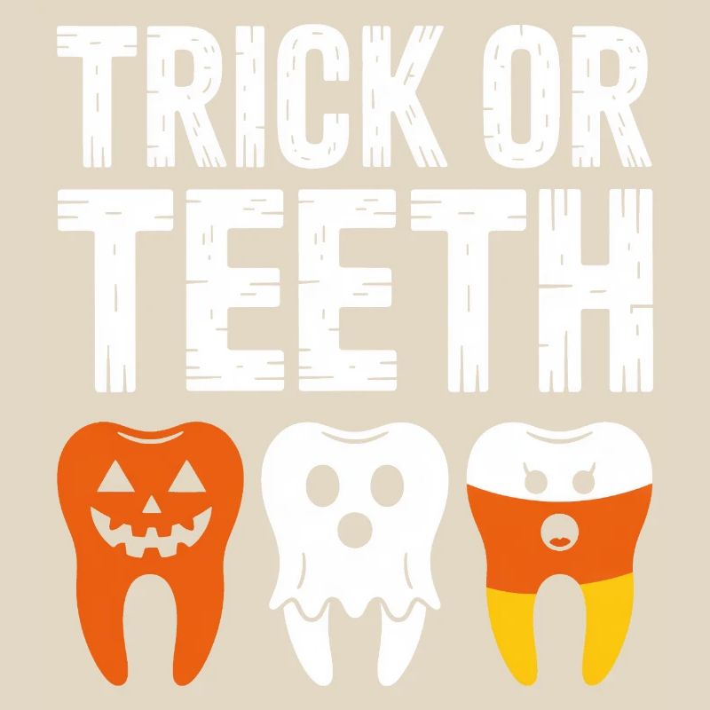 Trick oder Teeth Halloween-T-Shirt