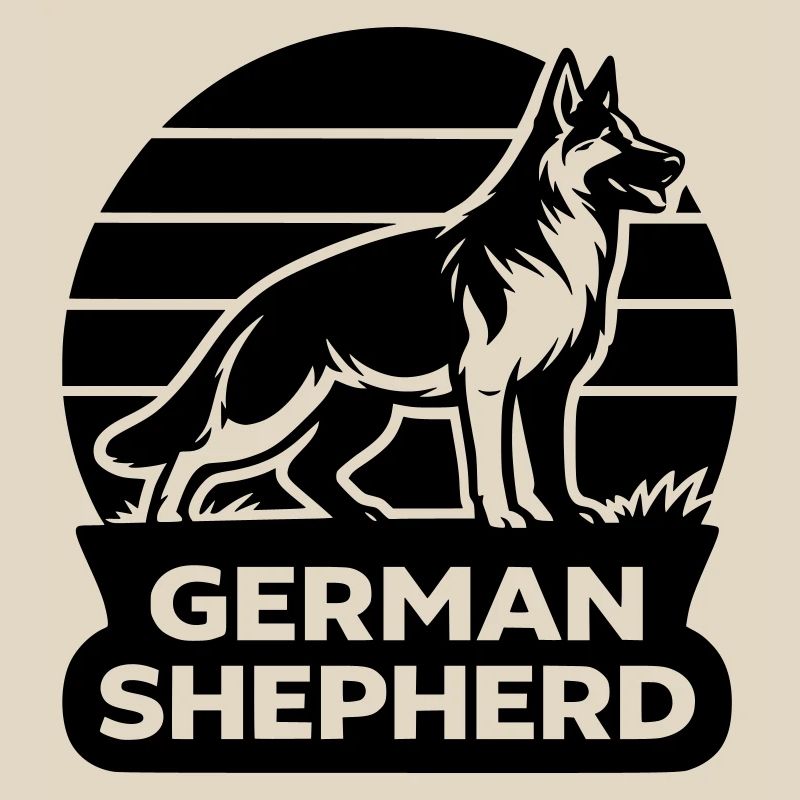 German Shepherd Silhouette