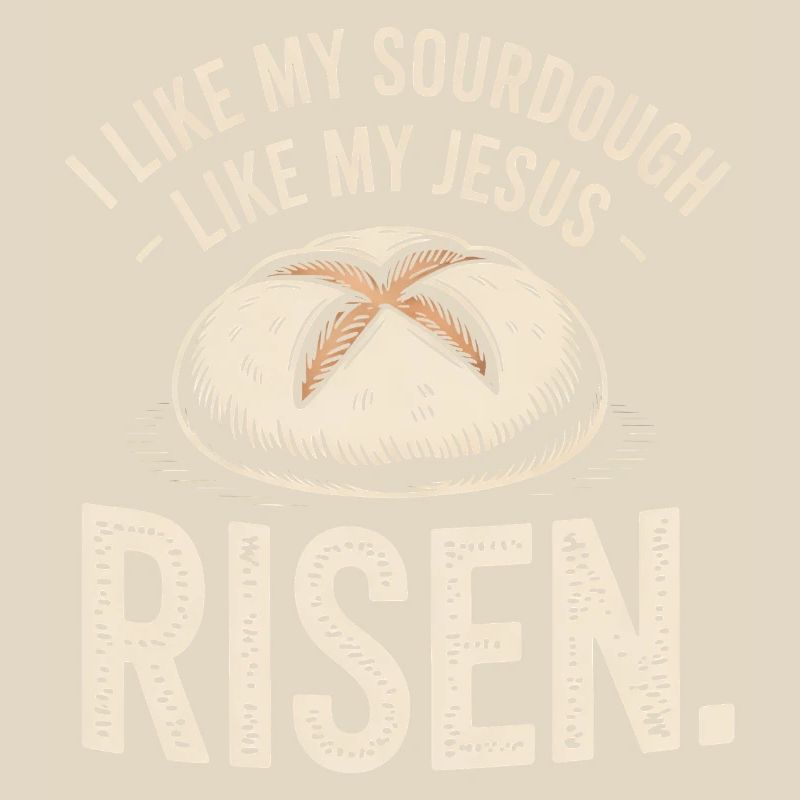 Sauerteig Jesus Risen Bread Tee