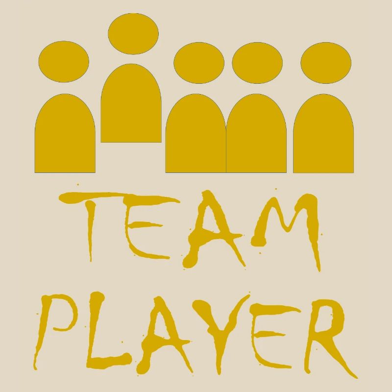Teamspieler Silhouette 