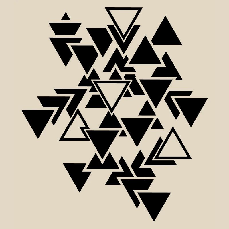 Triangles graphic pattern