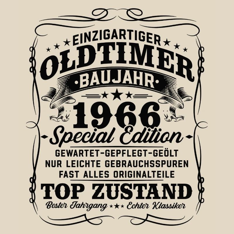 60. Geburtstag 1966 Oldtimer Geschenk Retro