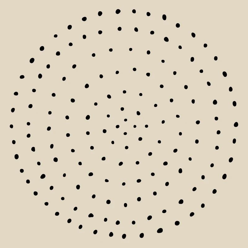 Dotted dots circle dots pattern gift