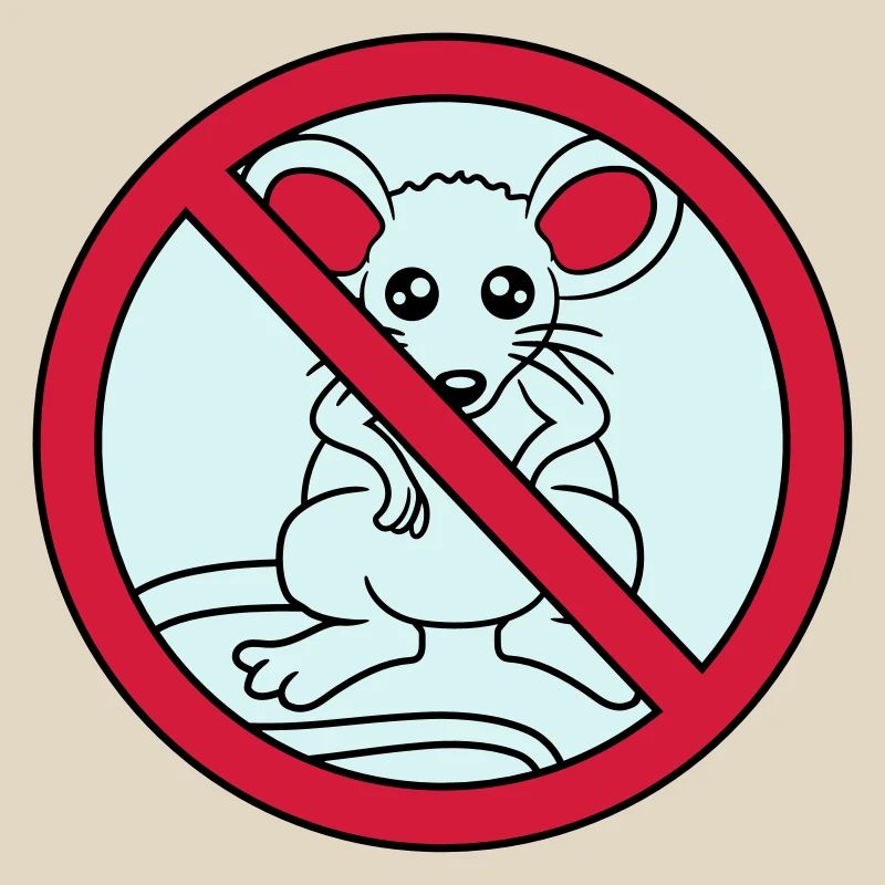 signe interdit a barré pas de souris suess n