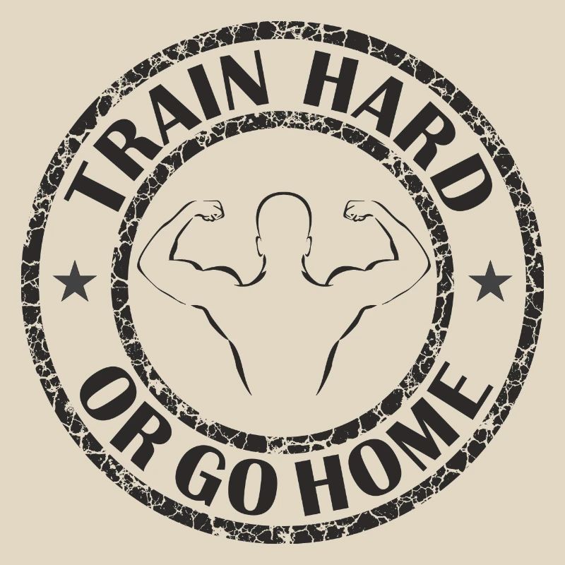 Trainiere hart oder geh nach Hause