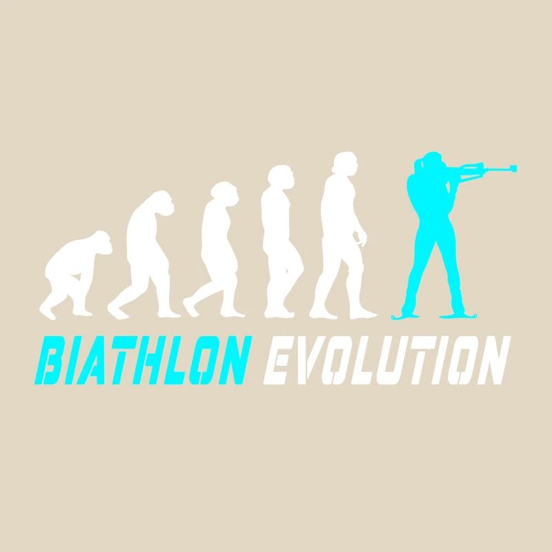 Conception / idée cadeau Evolution biathlon