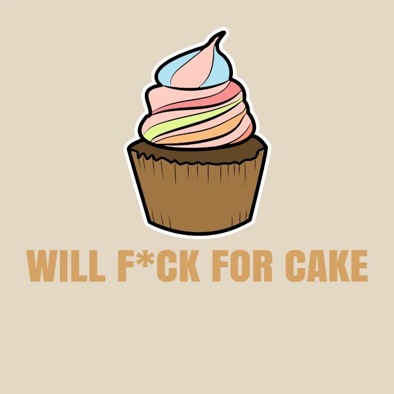 Cake Humorous Candy Statement Cupcake