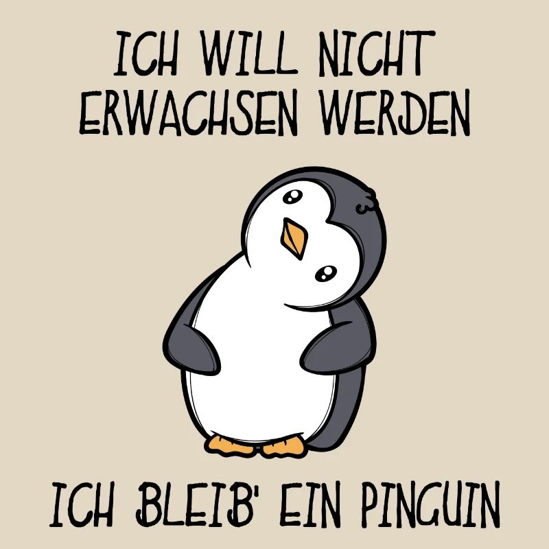 Lustig Süß Pinguin Tier Vogel Statement