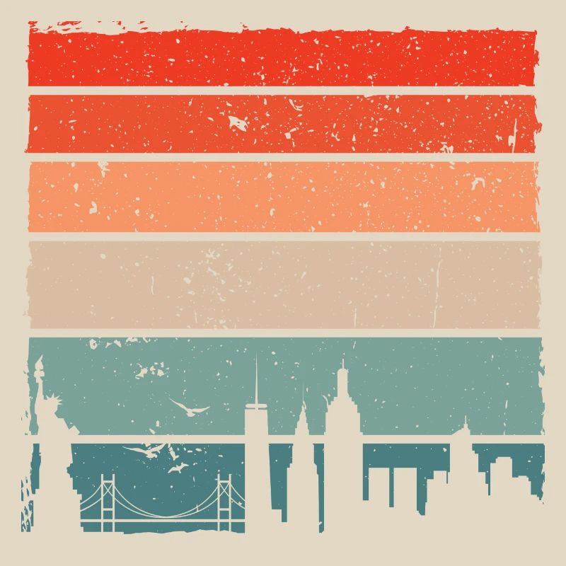 Sunset Skyline Gradient