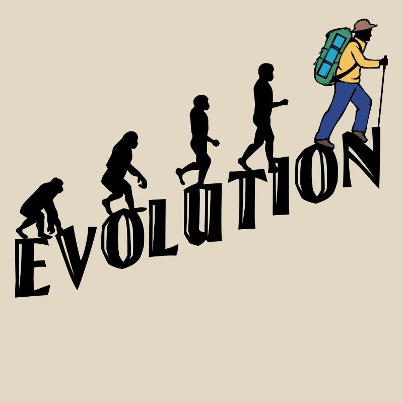 Hiking Evolution Hiker Hike Climbing