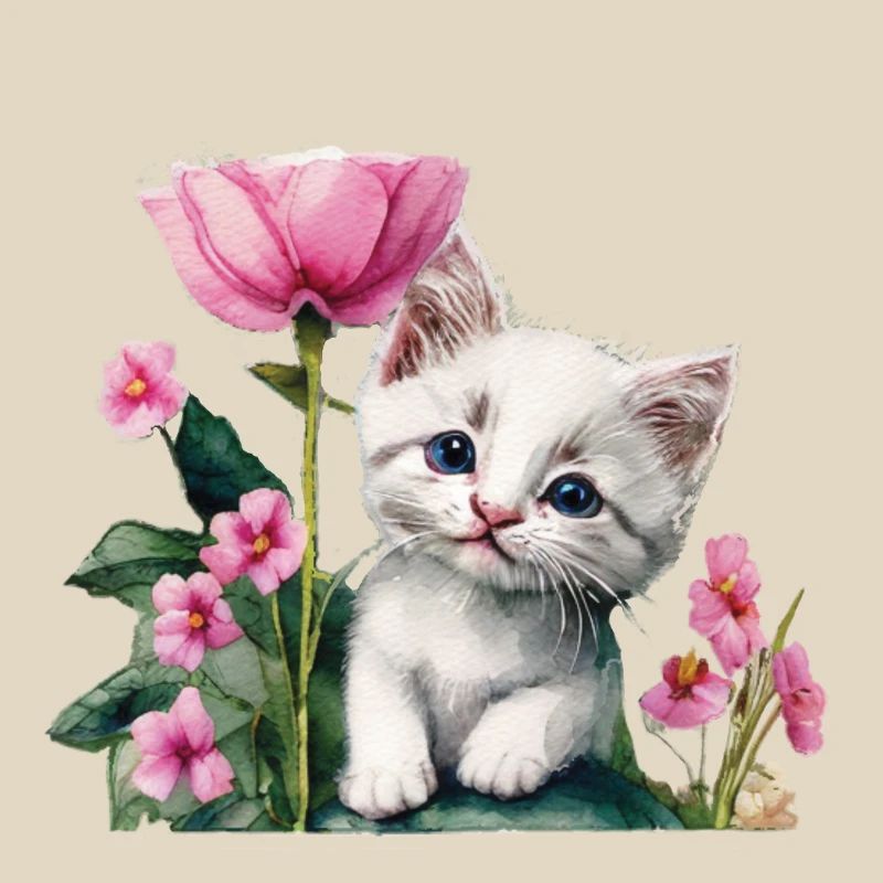 White kitten