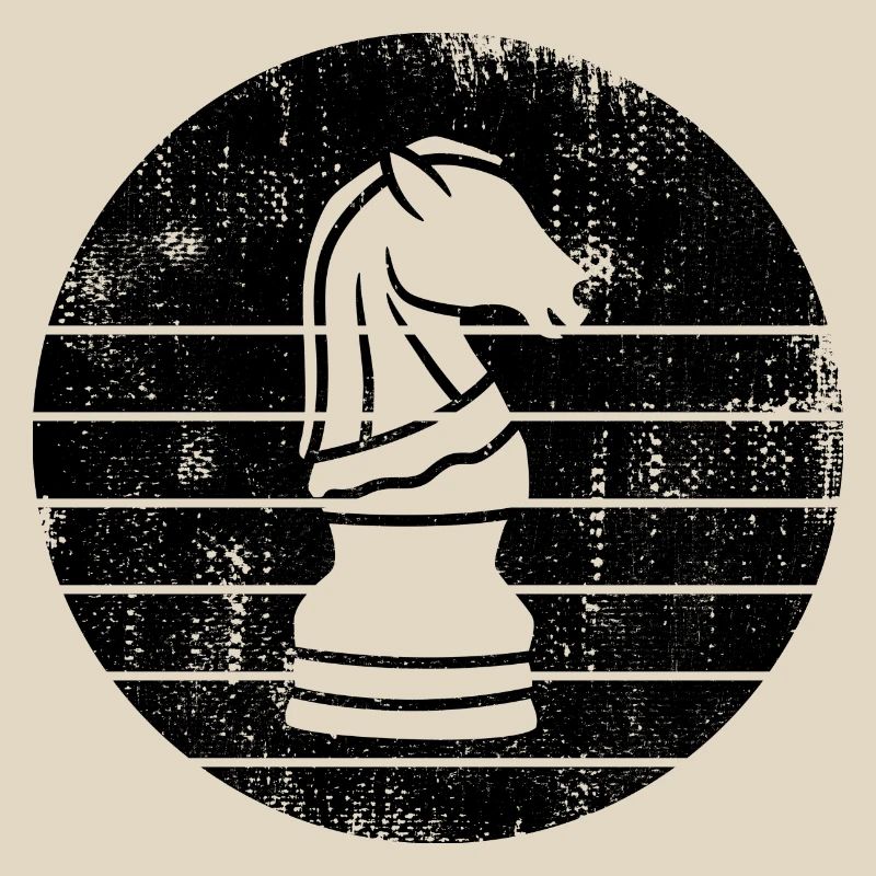 Dessin de chevalier d’échecs