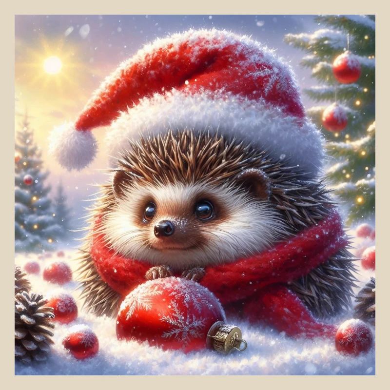 Hérisson de Noël
