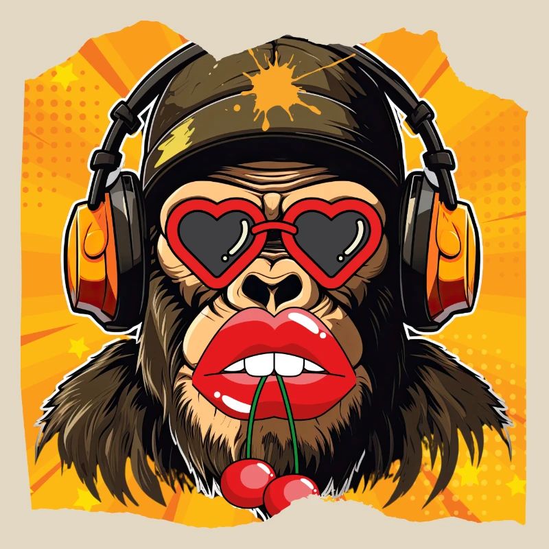 Monkey & Cherry