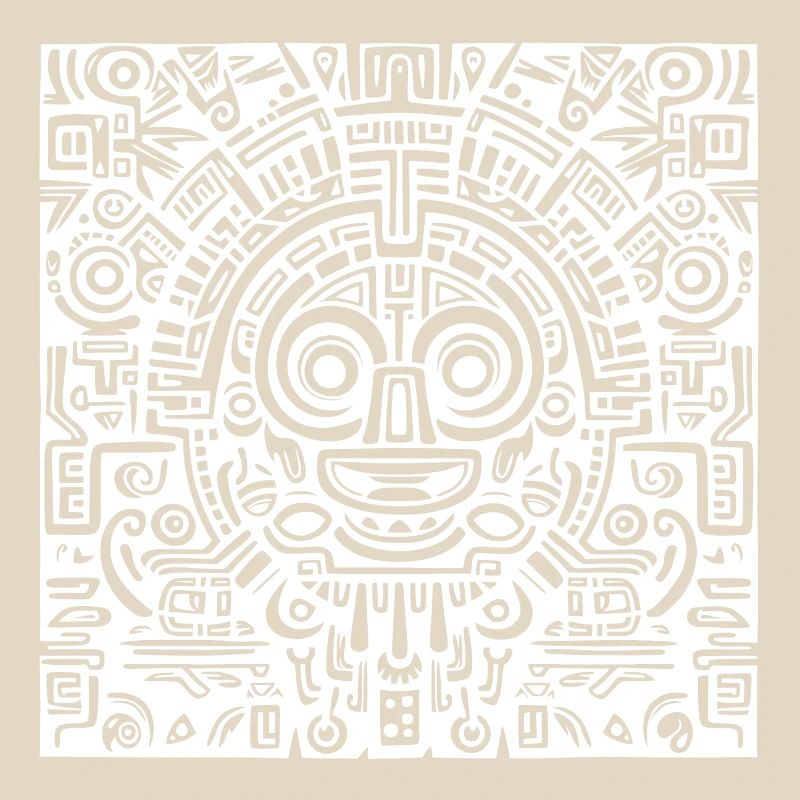 Inca, Aztec, Mayan Pattern, Artwork