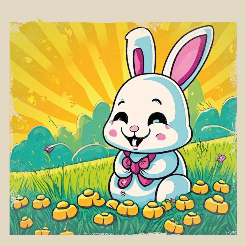 Bunny comic style funny