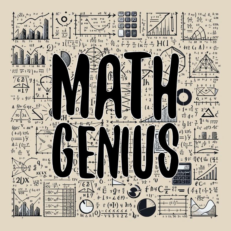 Math Genius Math Genius Math cadeau