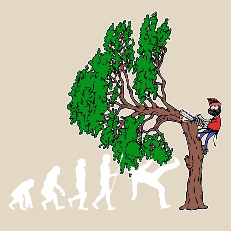 Arbre Evolution Woodwork bûcheron arbre cutter