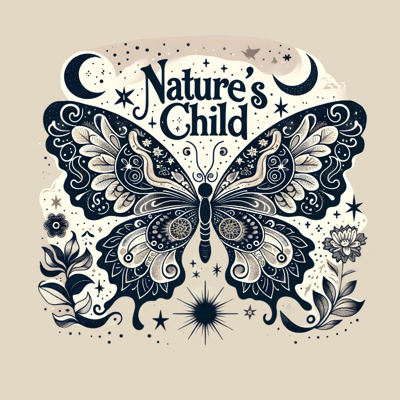 Nature's Child Butterfly Pattern