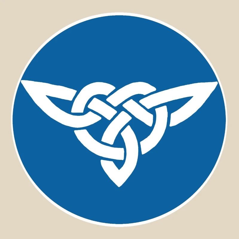 Oiseau celte bleu
