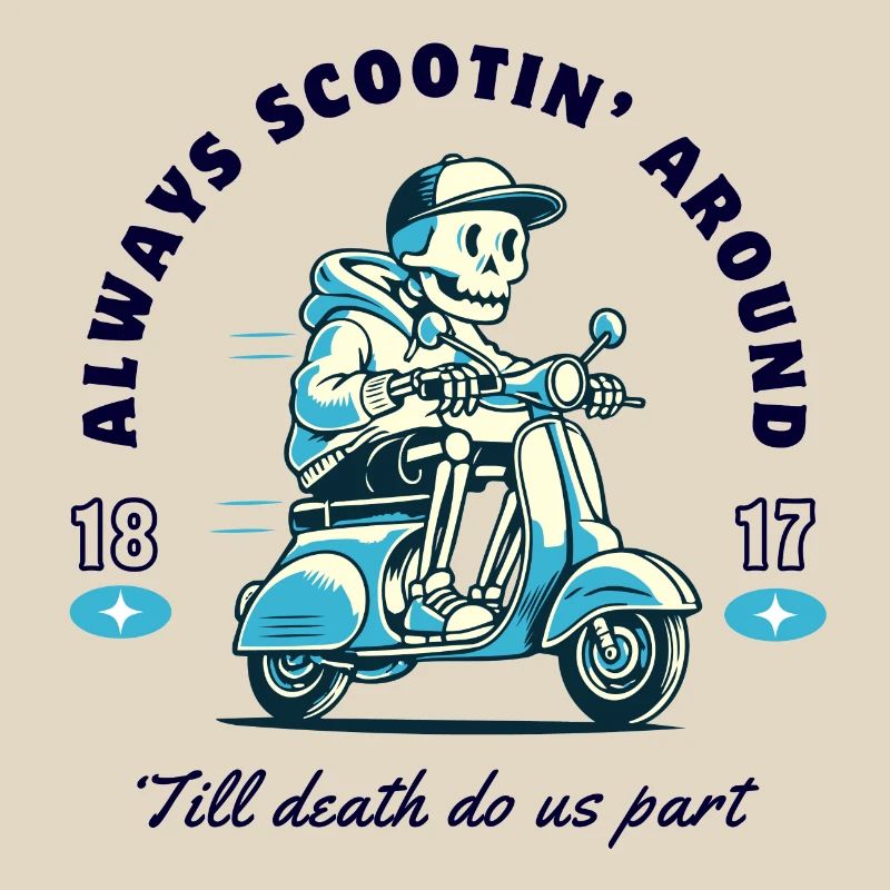 Skeleton sur la conception du scooter