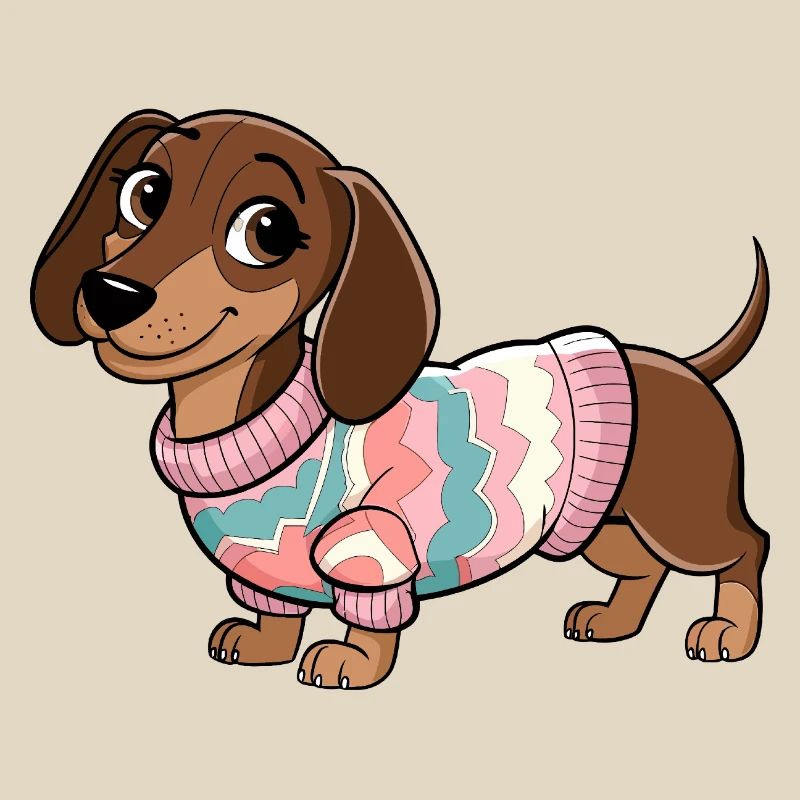 Pull douillet teckel