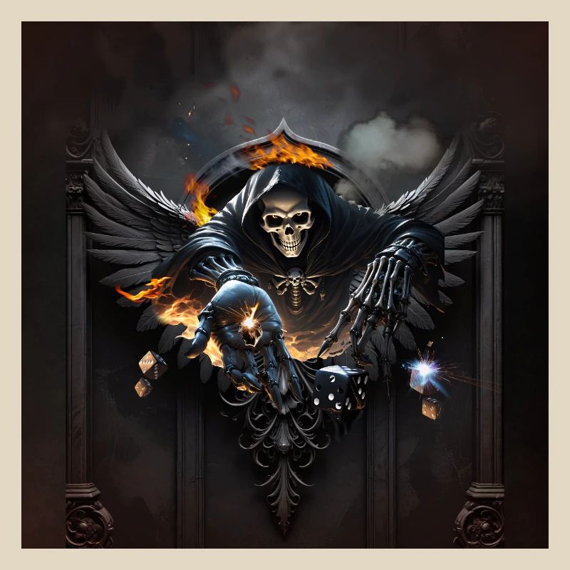 Bones and magic, the skeleton