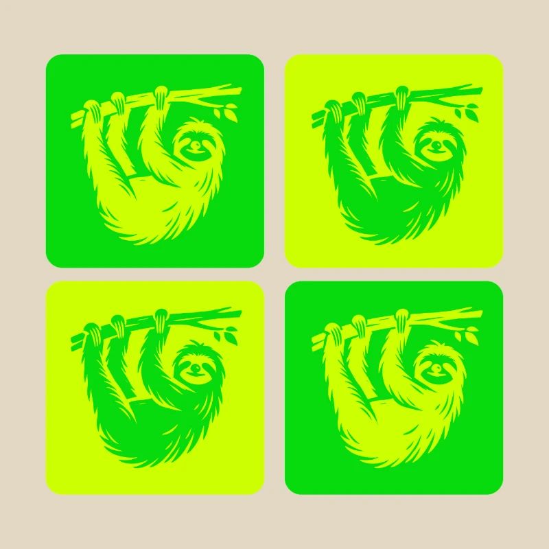 Relaxed sloth – take it easy