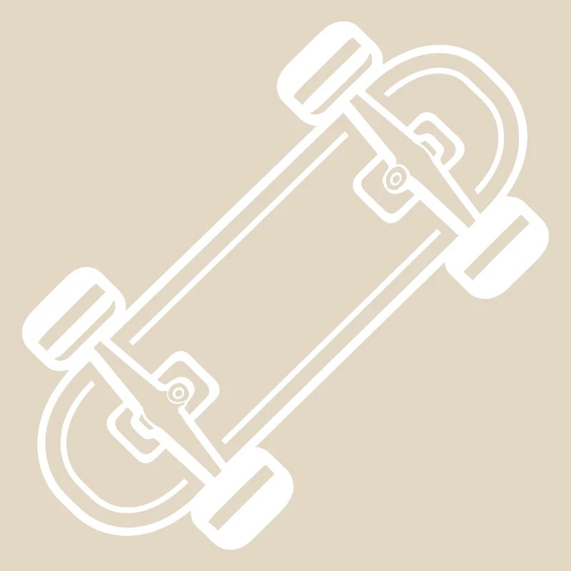 Skateboard Comic-Stil