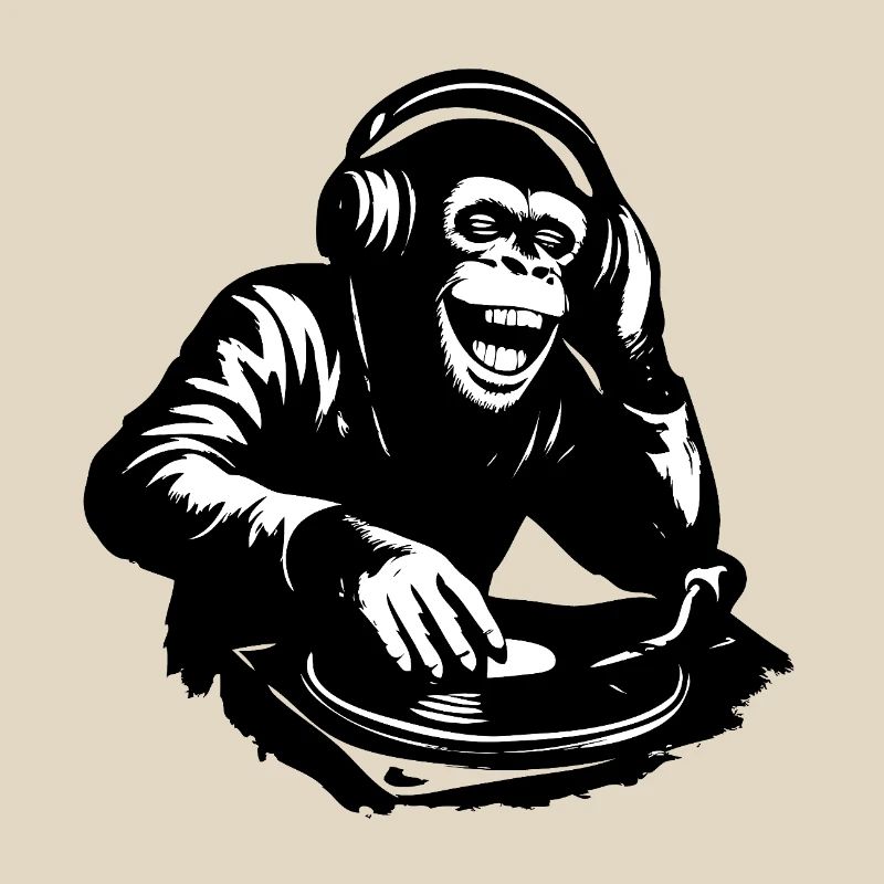 DJ The Monkey Danse à la Banksy