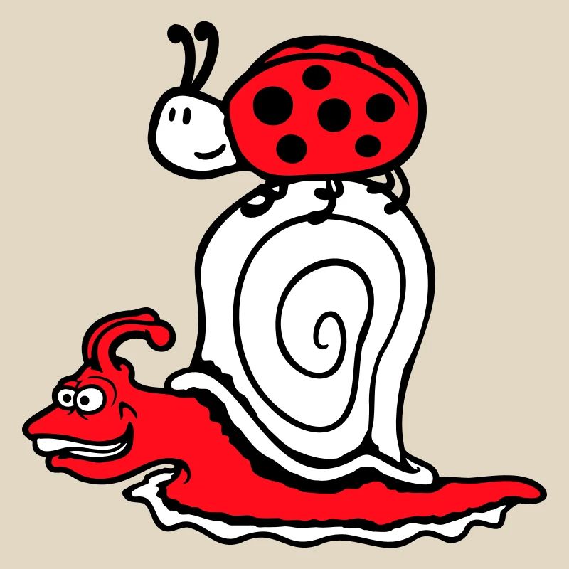 Snail 2 Friends Ladybug Fast Team Cute