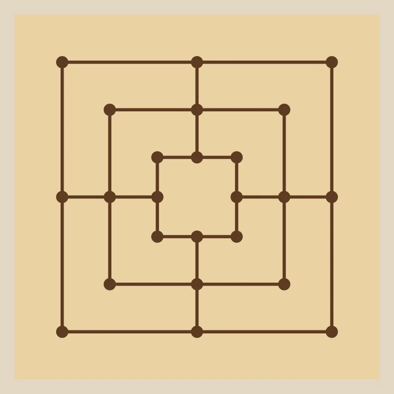 Mill Game Board