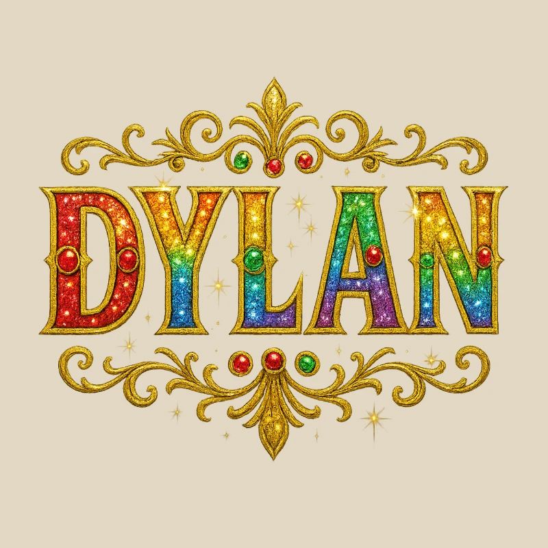 DYLAN Glitter Gold Sequins