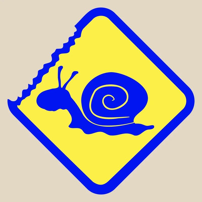 Snail Warning Caution Danger Sign