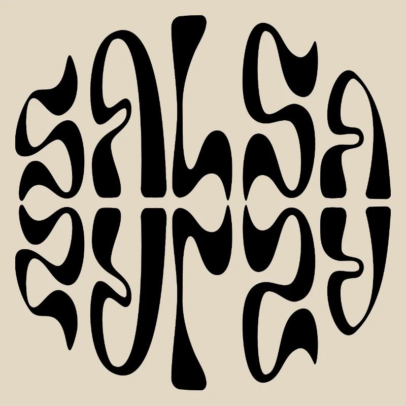 Conception de logo typographique Salsa