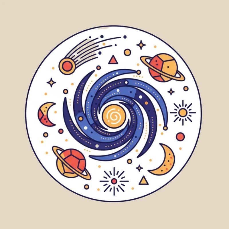 Cosmic Vortex Galaxy
